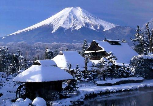 日本自然便,山川湖海，四季变换