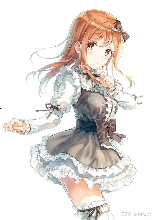 漫画中的白丝袜女孩图片,白丝女孩的时尚魅力